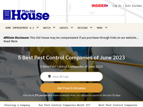 'insectcop.net' screenshot