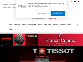 'pugliareporter.com' screenshot