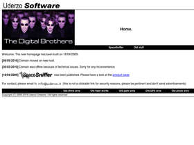 'uderzo.it' screenshot