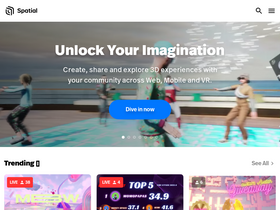 'spatial.io' screenshot