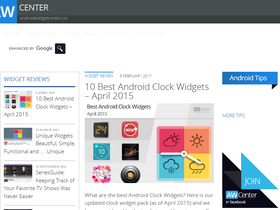 'androidwidgetcenter.com' screenshot