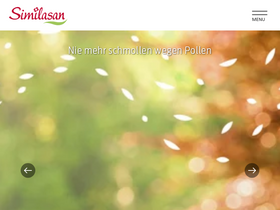 'similasan.swiss' screenshot