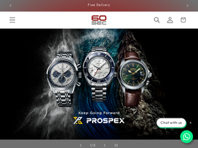 60-sec.com homepage screenshot