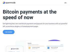 'opennode.com' screenshot