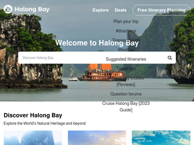 'visithalongbay.com' screenshot