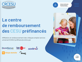 'cr-cesu.fr' screenshot