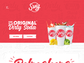'swigdrinks.com' screenshot
