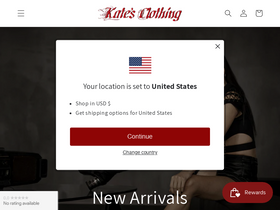 'katesclothing.co.uk' screenshot