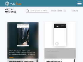 'vulnhub.com' screenshot