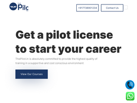 'thepilot.in' screenshot