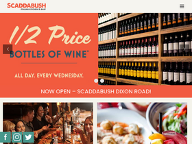 'scaddabush.com' screenshot
