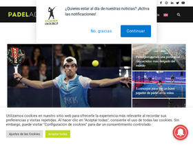 'padeladdict.com' screenshot