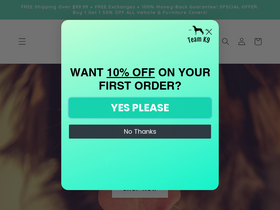 Teamk9 homepage screenshot