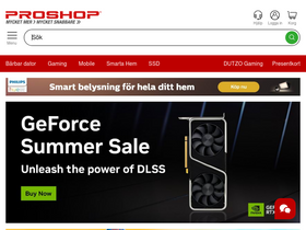'proshop.se' screenshot