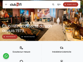 club-hifi.fr homepage screenshot