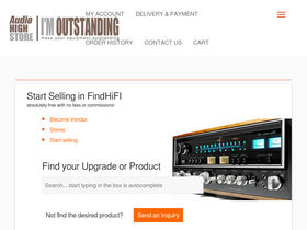 'audio-high-store.com' screenshot