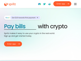 'spritz.finance' screenshot