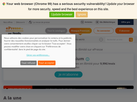 'epresse.fr' screenshot