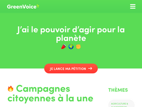'greenvoice.fr' screenshot