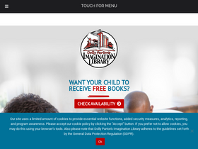 'imaginationlibrary.com' screenshot