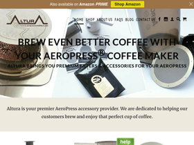 aeropressmetalfilters.com homepage screenshot