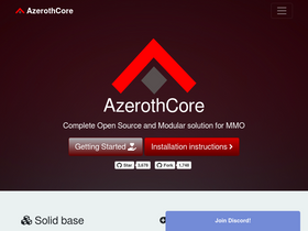 'azerothcore.org' screenshot