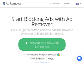 'adremover.org' screenshot