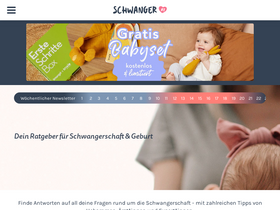 'schwanger.at' screenshot