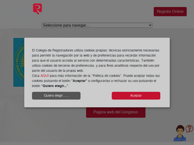 'registradores.org' screenshot