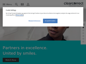 'status.clearcorrect.com' screenshot
