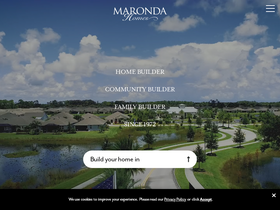 'marondahomes.com' screenshot