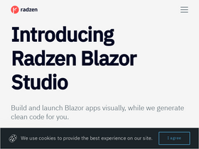 'radzen.com' screenshot