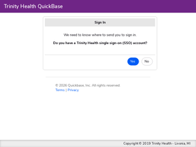 trinity-health.quickbase.com Traffic Analytics, Ranking & Audience [May ...