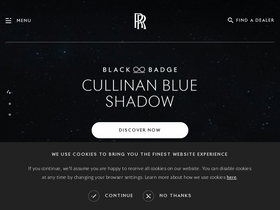 'rolls-roycemotorcars.com' screenshot