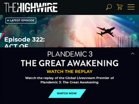'thehighwire.com' screenshot