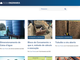 'escolaengenharia.com.br' screenshot