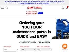 'simyamaha.com' screenshot