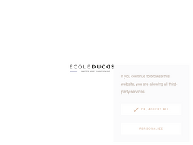 'ecoleducasse.com' screenshot