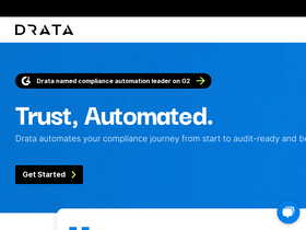 'drata.com' screenshot