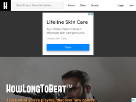 'howlongtobeat.com' screenshot