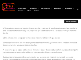'telenoveleros.com' screenshot