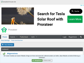 'kampfschmuser.de' screenshot
