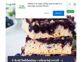 'tvojezdravie.sk' screenshot
