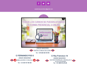 'academianuevofuturo.com' screenshot