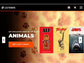 'lootcrate.com' screenshot