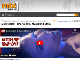 'mix1.de' screenshot