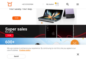 'mobileshop.eu' screenshot