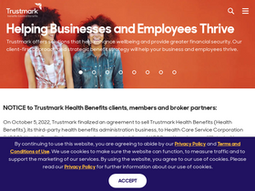 'trustmarkbenefits.com' screenshot