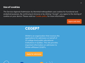 'sram.qc.ca' screenshot