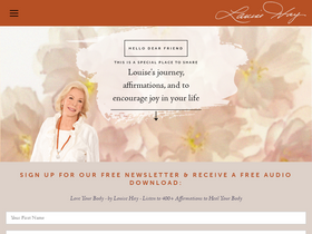 'louisehay.com' screenshot